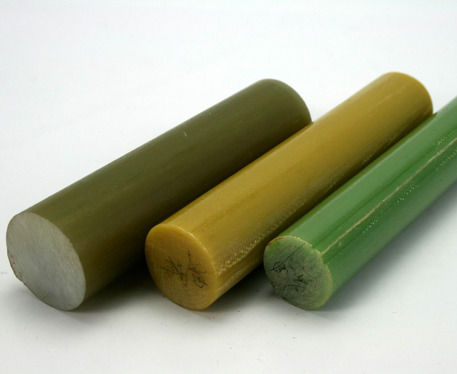 calidad  High quality mechanical strength of low water absorption, good processability yellow, green and white fiberglass bars, rods fábrica